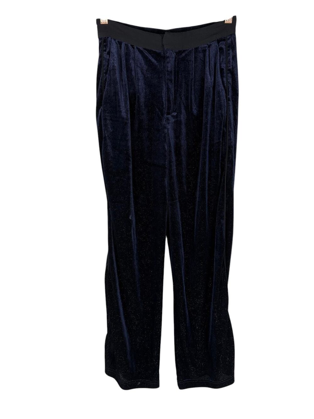 See U Soon Sparkle Velvet Pants High Waist Party Evening Holiday Event 2